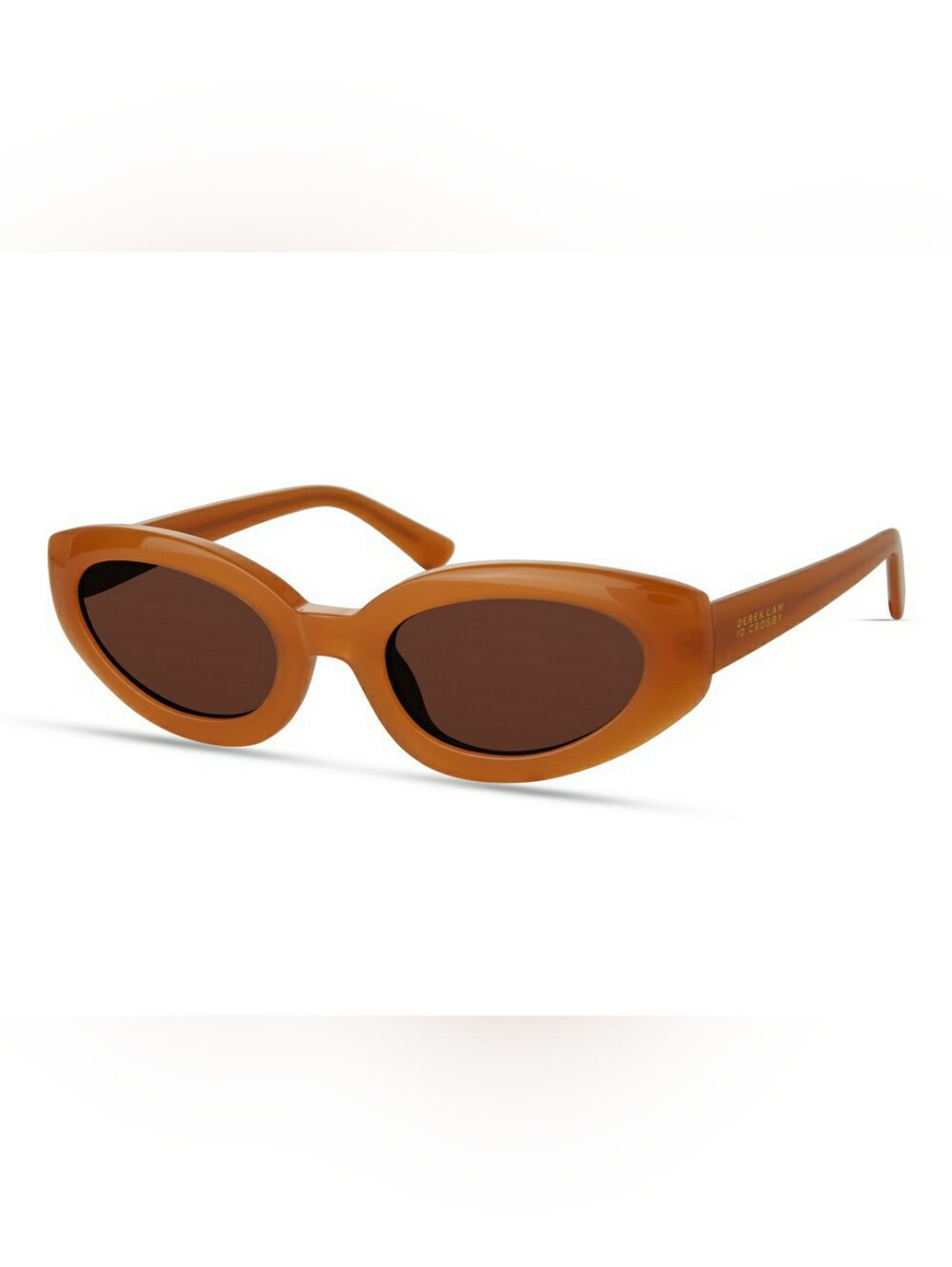 NEW Derek Lam 10 Crosby Vesper Sunglasses Peach Orange Handmade in Italy w/Case
